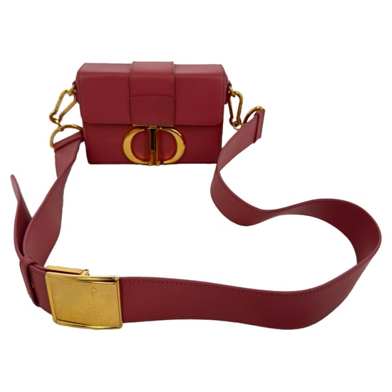 Dior 30 Montaigne Box Bag Schoudertas in Roze Leer - Image 3