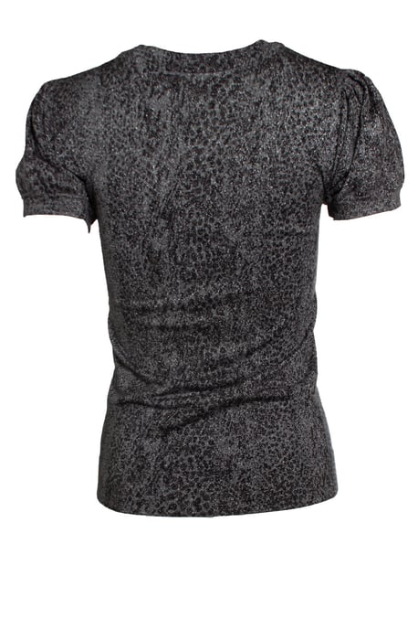 Diane von Furstenberg, Luipaard lurex top - Image 3