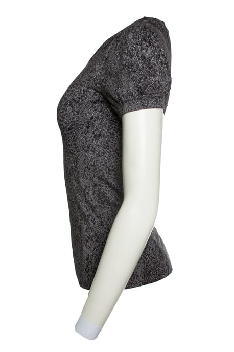 Diane von Furstenberg, Luipaard lurex top - Image 4