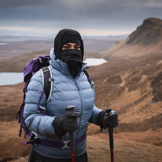 Dames Amira Niqab Zijde Lichtgewicht Ademend Thermisch Wandelen Buitenkleding - Image 5