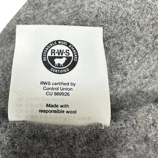 Acne Studios Franje Sjaal in Grijze Wol - Image 6