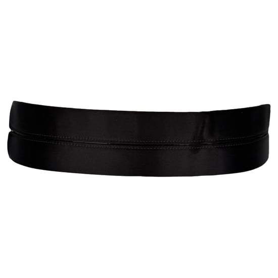 Lanvin Brede Tailleband in Zwarte Satijn - Image 1