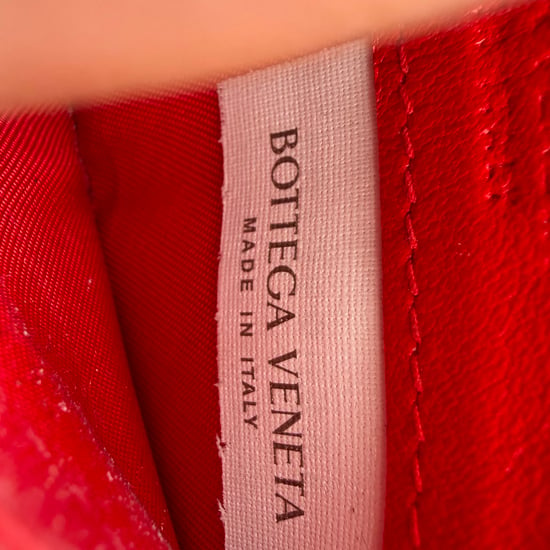 Bottega Veneta Intrecciato Kaartenhouder in Rode Leer - Image 4