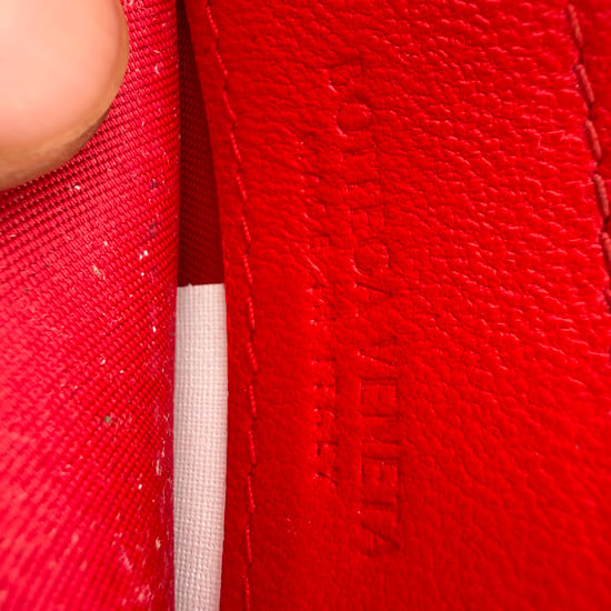 Bottega Veneta Intrecciato Kaartenhouder in Rode Leer - Image 5