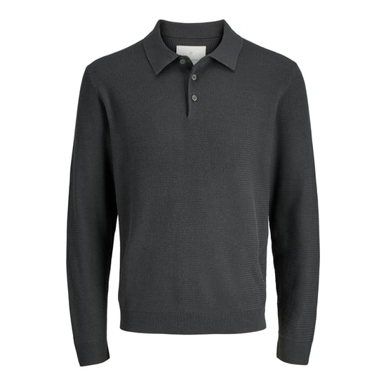 Jack & Jones Trui Cooper Knit Polo Grijs - Image 1