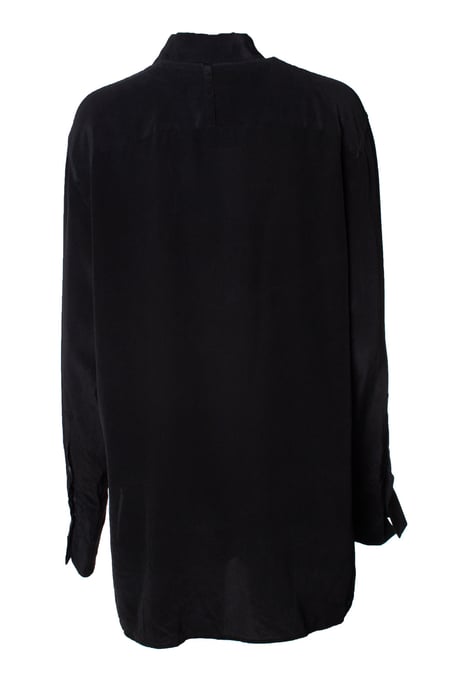 Joseph, Zijden zwarte shirt - Image 3