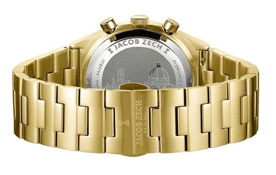 Jacob Zech Horloge Florence Goud - Image 3