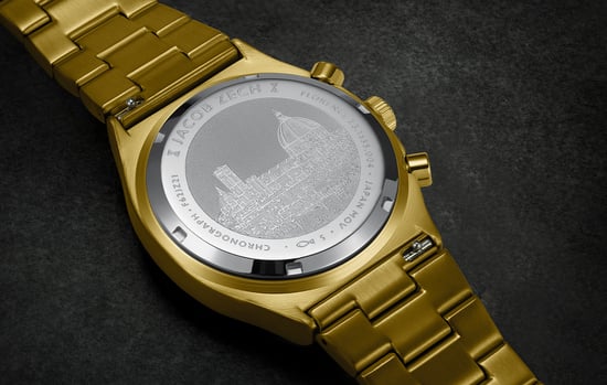 Jacob Zech Horloge Florence Goud - Image 4