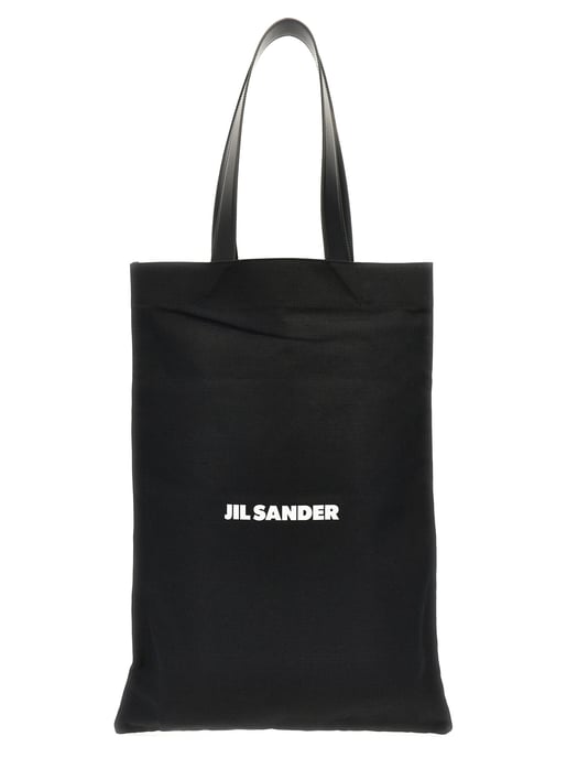 Jil Sander Zwarte Katoenen Tote Bag - Image 1