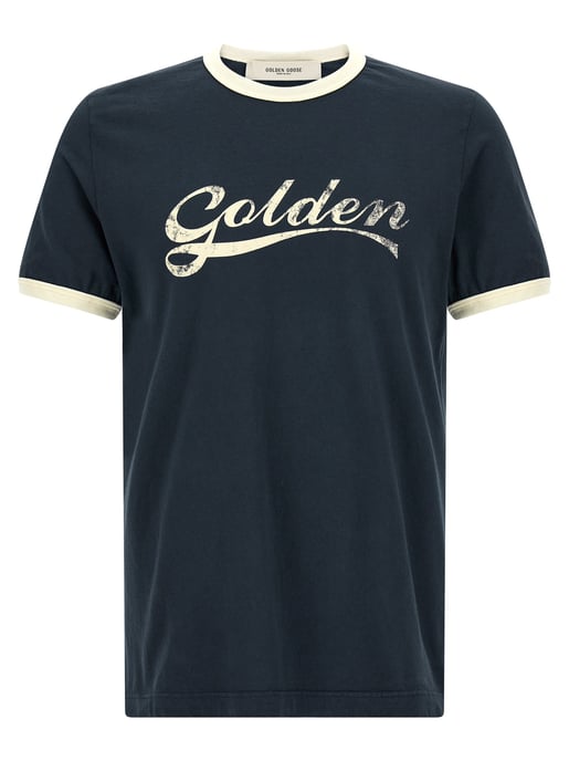 Golden Goose Blauwe Katoenen T-Shirt - Image 1
