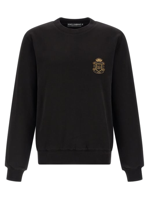 Dolce & Gabbana Zwarte Katoenen Sweatshirt - Image 1