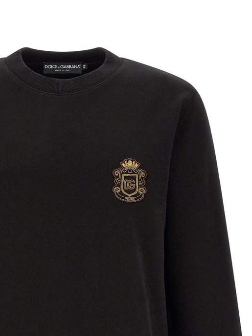 Dolce & Gabbana Zwarte Katoenen Sweatshirt - Image 3