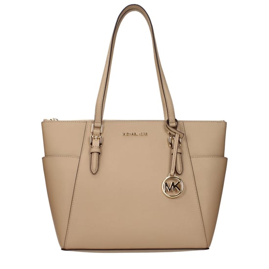 Michael Kors Beige Leren Schoudertas - Image 1
