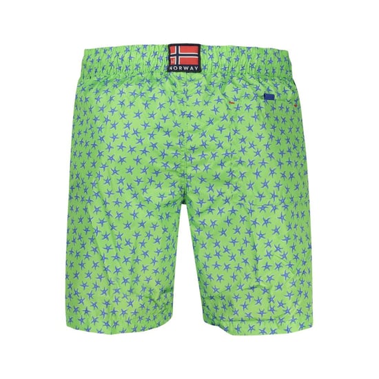 Noorwegen 1963 Groene Polyester Mannen Zwemshorts - Image 2