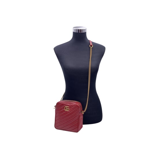 Gucci leren crossbodytas GG Marmont - Image 2