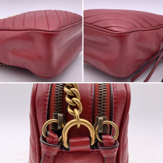 Gucci leren crossbodytas GG Marmont - Image 6