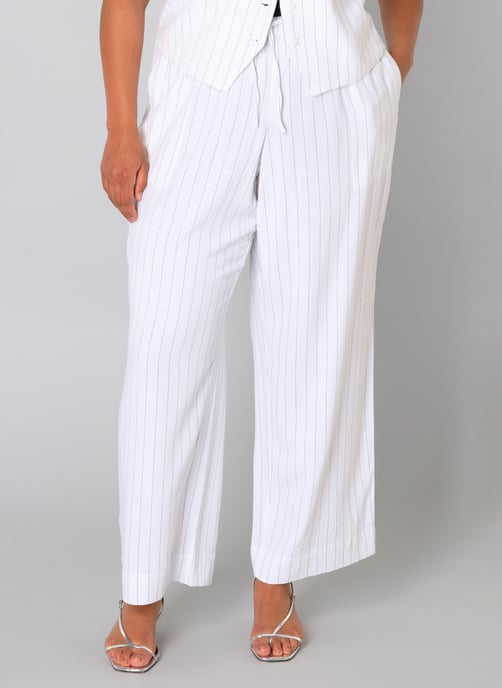 YEST CURVE Uma Bottoms - White/Black - Image 1