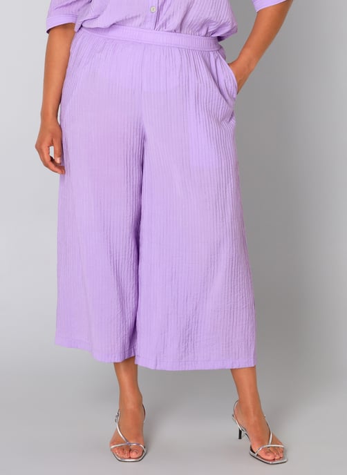 YEST CURVE Ulana Bottoms - Dark Lilac - Image 1
