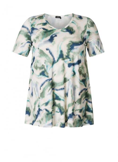YEST CURVE Ankie Essential Tops - Mint/Multi-Colour - Image 1