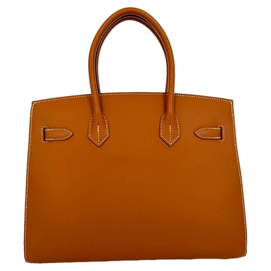 Hermès Birkin 30 Gouden Hardware in Bruin Togo Leer - Image 4