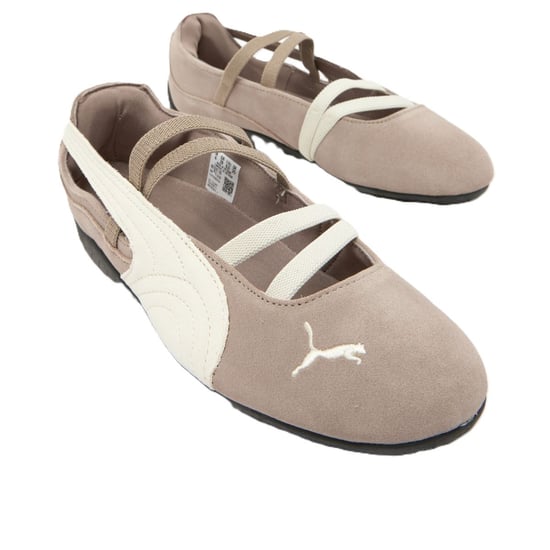 Puma Speedcat Ballet SD Suède Dames Muismuis Grijs/Zwart Schoenen - Image 3