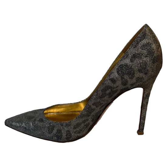 Gianvito Rossi Gianvito 105 Punttaille Pumps in Gouden Metalen Glitter - Image 3
