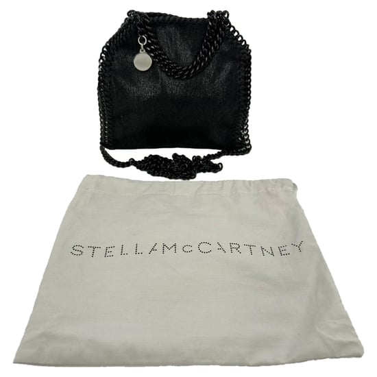 Stella McCartney Falabella Schoudertas in Zwart Leer - Image 2