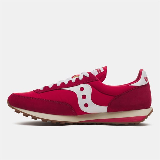 Saucony Unisex-sportschoenen van suède, maat 80 voor volwassenen (Rood, Wit) - Image 3