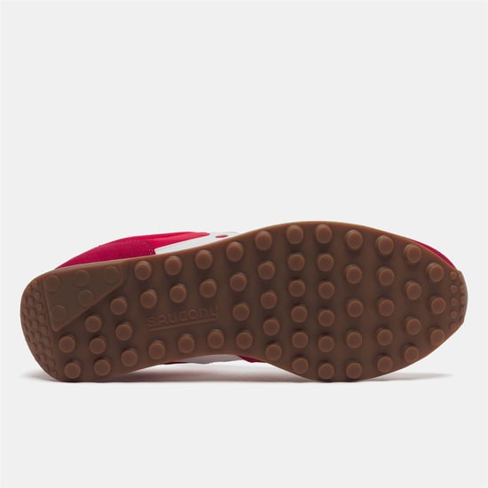 Saucony Unisex-sportschoenen van suède, maat 80 voor volwassenen (Rood, Wit) - Image 6