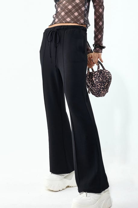 Vrouwen Flared Jersey Joggers - Image 1