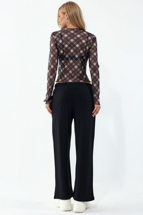 Vrouwen Flared Jersey Joggers - Image 3