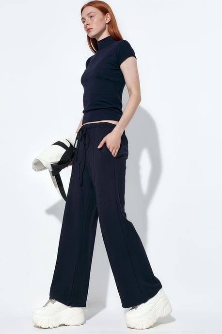 Dames Flare-leg Jersey Joggers - Image 2