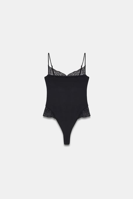 Kant Mouwloze Slim-fit Bodysuit Blouse - Image 6