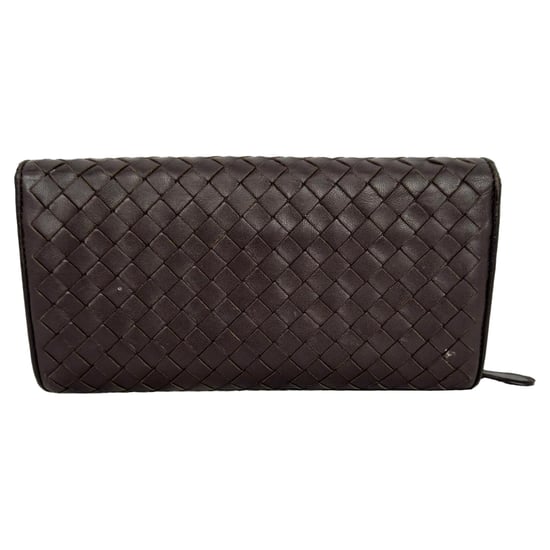 Bottega Veneta Intrecciato Continental portemonnee van bruin leer - Image 5