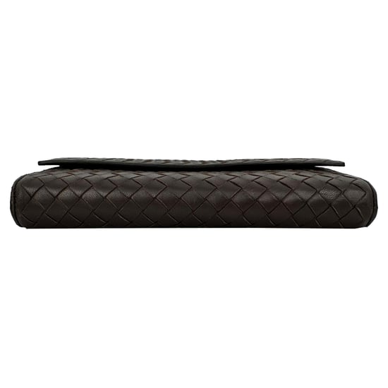 Bottega Veneta Intrecciato Continental portemonnee van bruin leer - Image 6