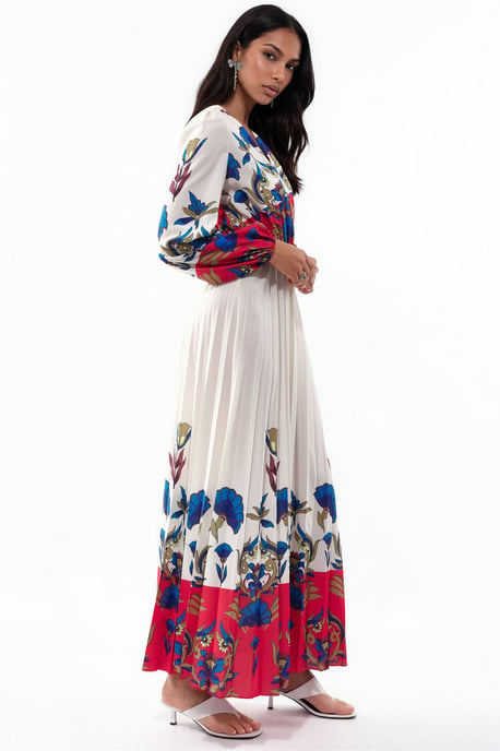 Bloemen Midi-jurk met Ceintuur - Image 2