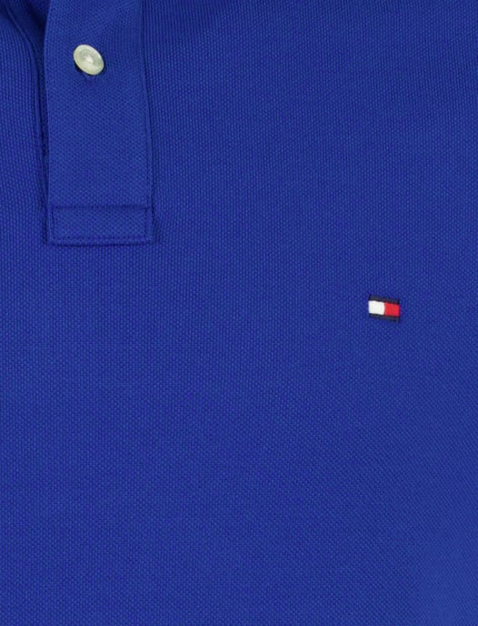Poloshirt Tommy Hilfiger blauw pique - Image 3