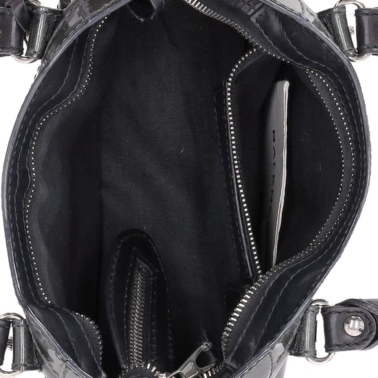 Balenciaga Holiday Mini City Giant Studs tas in zwart kalfsleer - Image 6