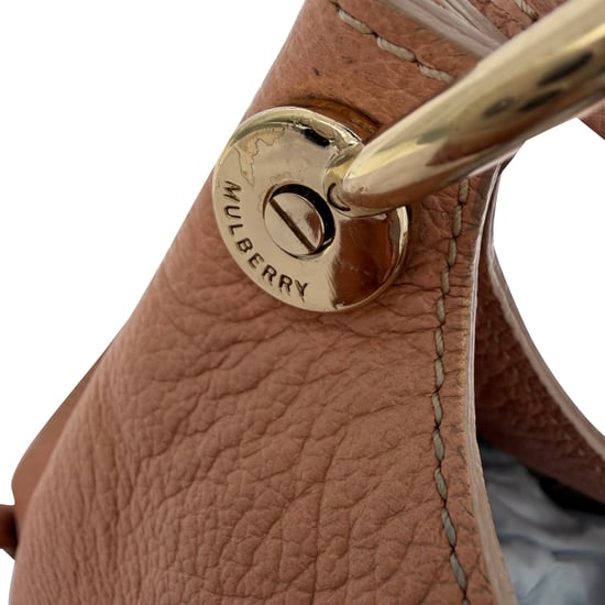 Mulberry Freya Hobo-tas in roze leer - Image 6