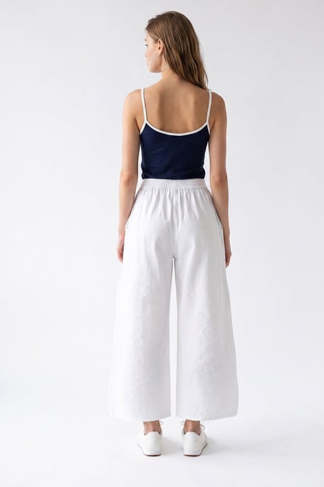 Wijdere Tencel Enkellange Broek - Image 4