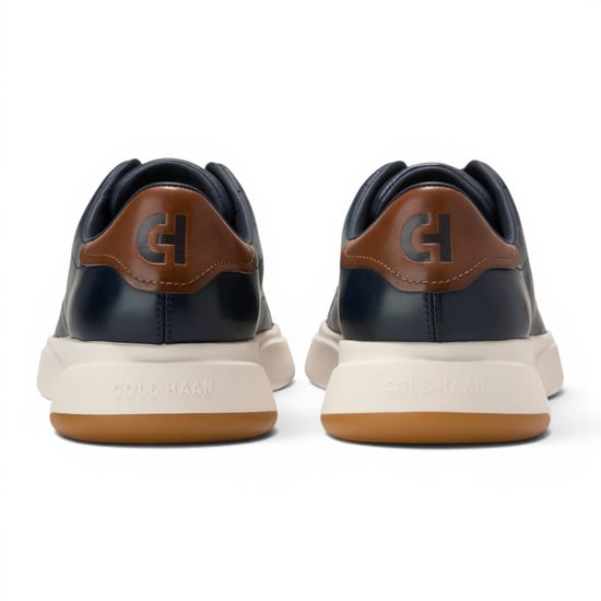 Cole Haan GrandPro Luxe Mile Trainer voor heren Blauwe Leren Sneakers - C42754 - Image 5