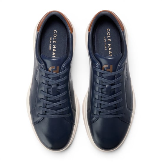 Cole Haan GrandPro Luxe Mile Trainer voor heren Blauwe Leren Sneakers - C42754 - Image 6