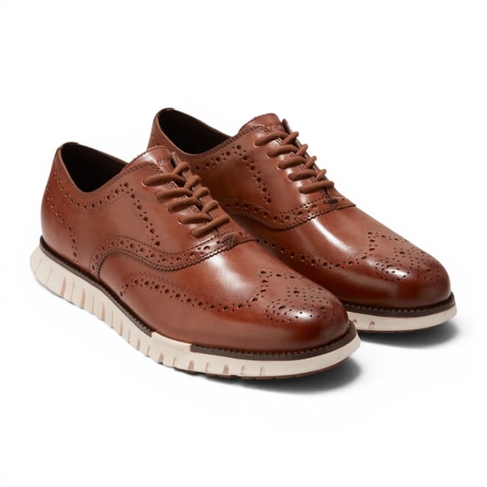 Cole Haan ZeroGrand Wingtip Oxford Trainer Bruine Leren Sneakers voor Heren - C39602 - Image 3