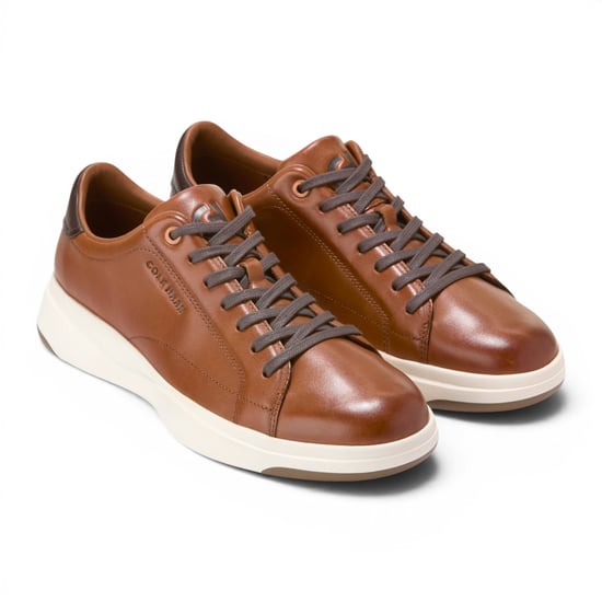 Cole Haan GrandPro Luxe Mile Trainer voor heren bruine leren sneakers - C42753 - Image 3