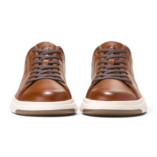 Cole Haan GrandPro Luxe Mile Trainer voor heren bruine leren sneakers - C42753 - Image 4