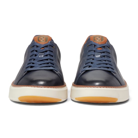 Cole Haan GrandPro Luxe Mile Trainer Blauwe Leren Sneakers voor Heren - C37158 - Image 4