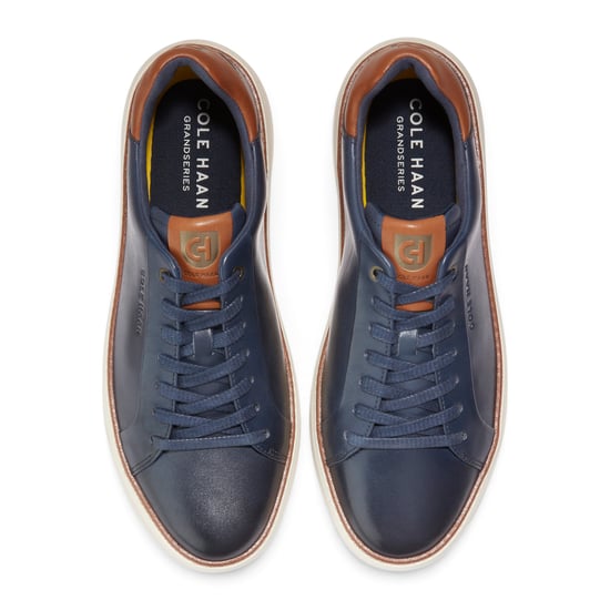 Cole Haan GrandPro Luxe Mile Trainer Blauwe Leren Sneakers voor Heren - C37158 - Image 6
