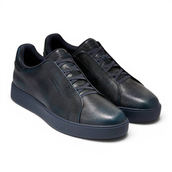 Cole Haan GrandPro Luxe Mile Trainer voor heren Blauwe Leren Sneakers - C44436 - Image 3