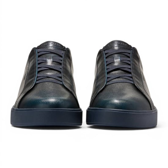 Cole Haan GrandPro Luxe Mile Trainer voor heren Blauwe Leren Sneakers - C44436 - Image 4