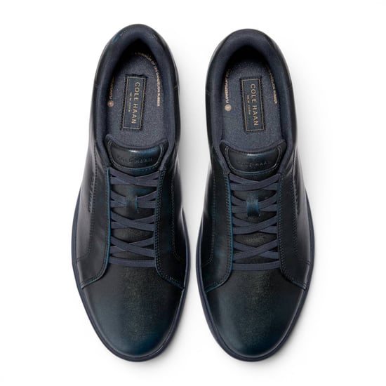 Cole Haan GrandPro Luxe Mile Trainer voor heren Blauwe Leren Sneakers - C44436 - Image 6